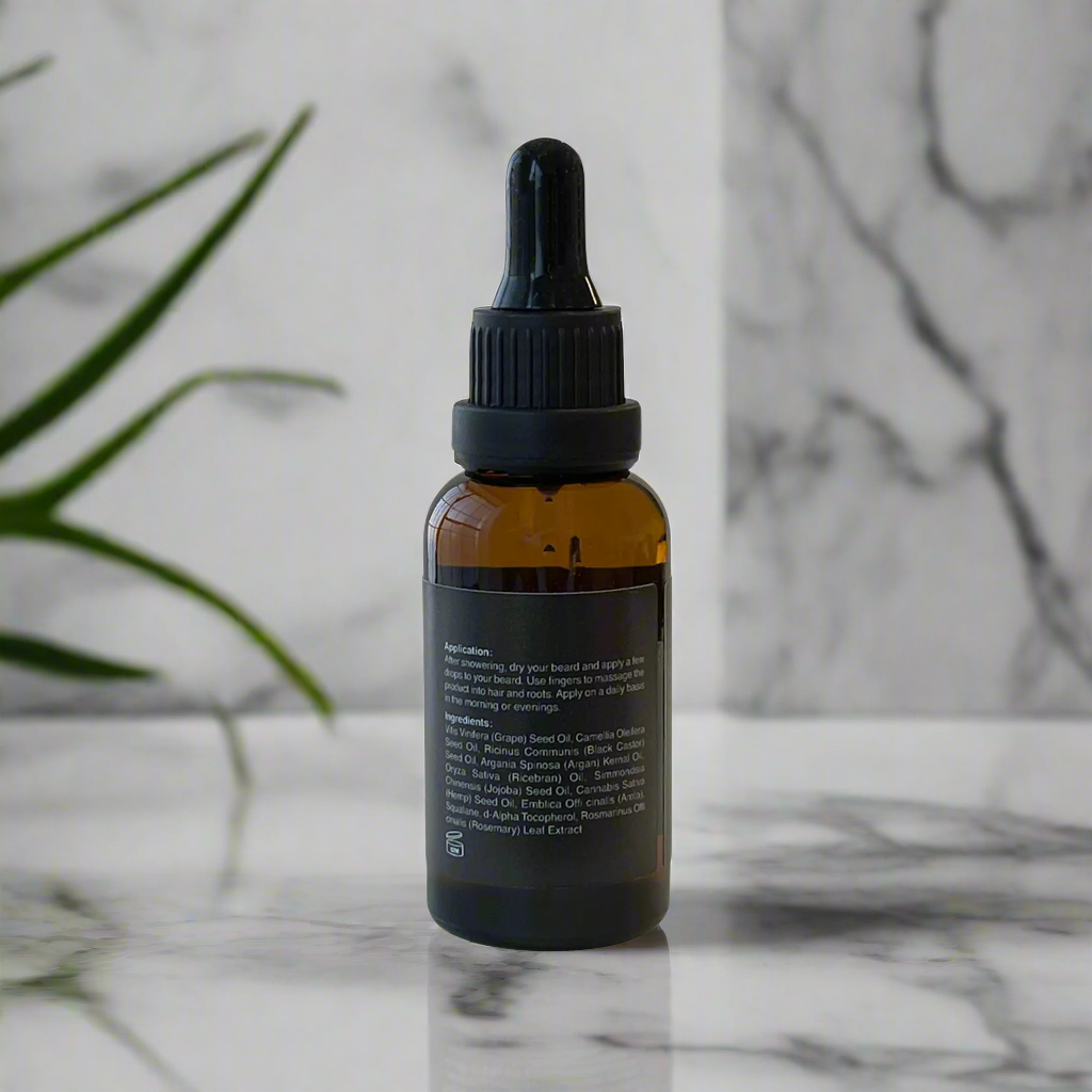 Hemp Infused Beard Growth Oil - Unscented